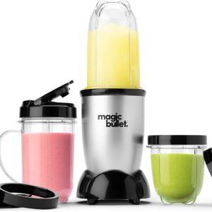 Small Blender, Silver, 11 Piece Set