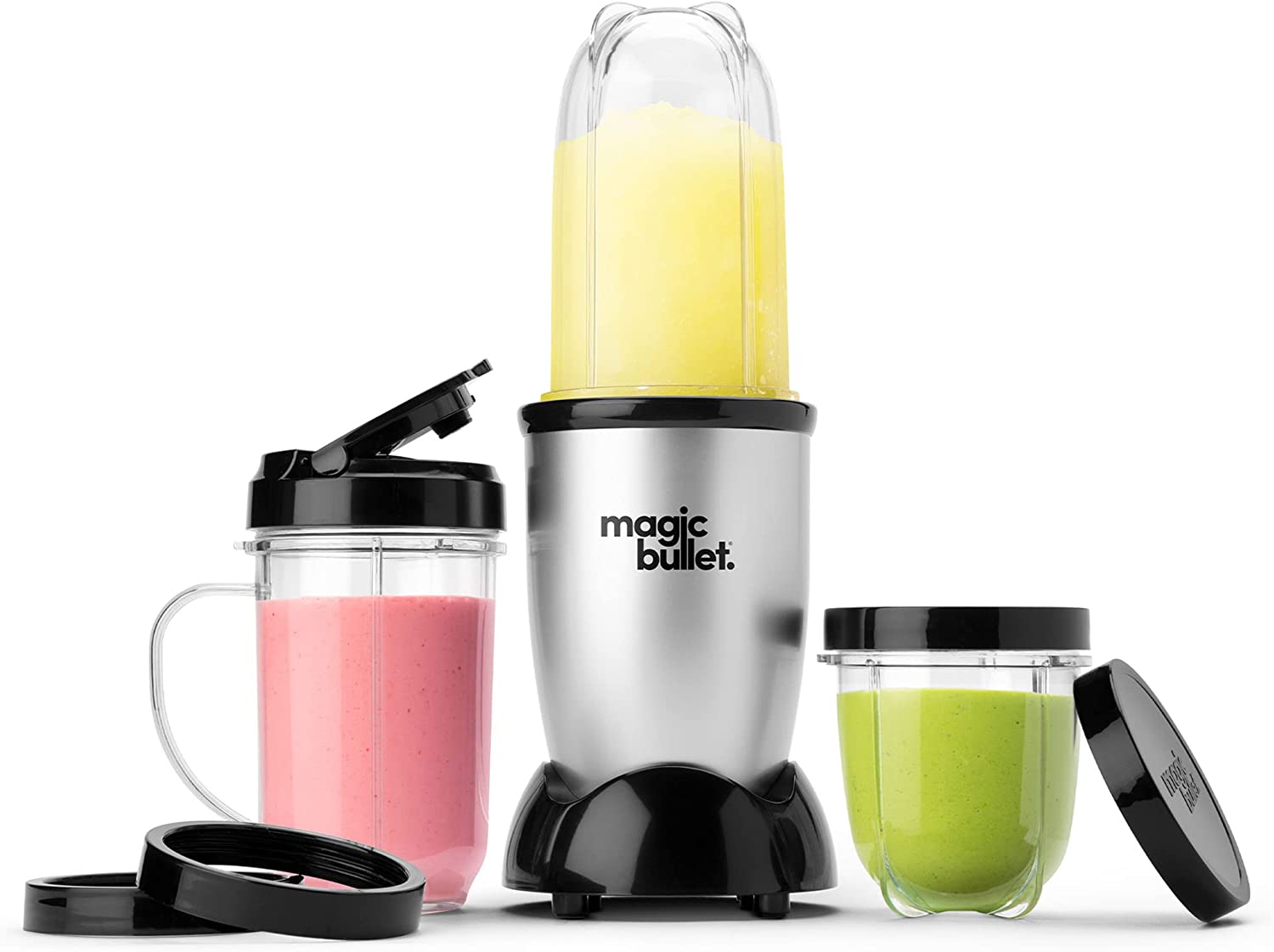 Small Blender, Silver, 11 Piece Set