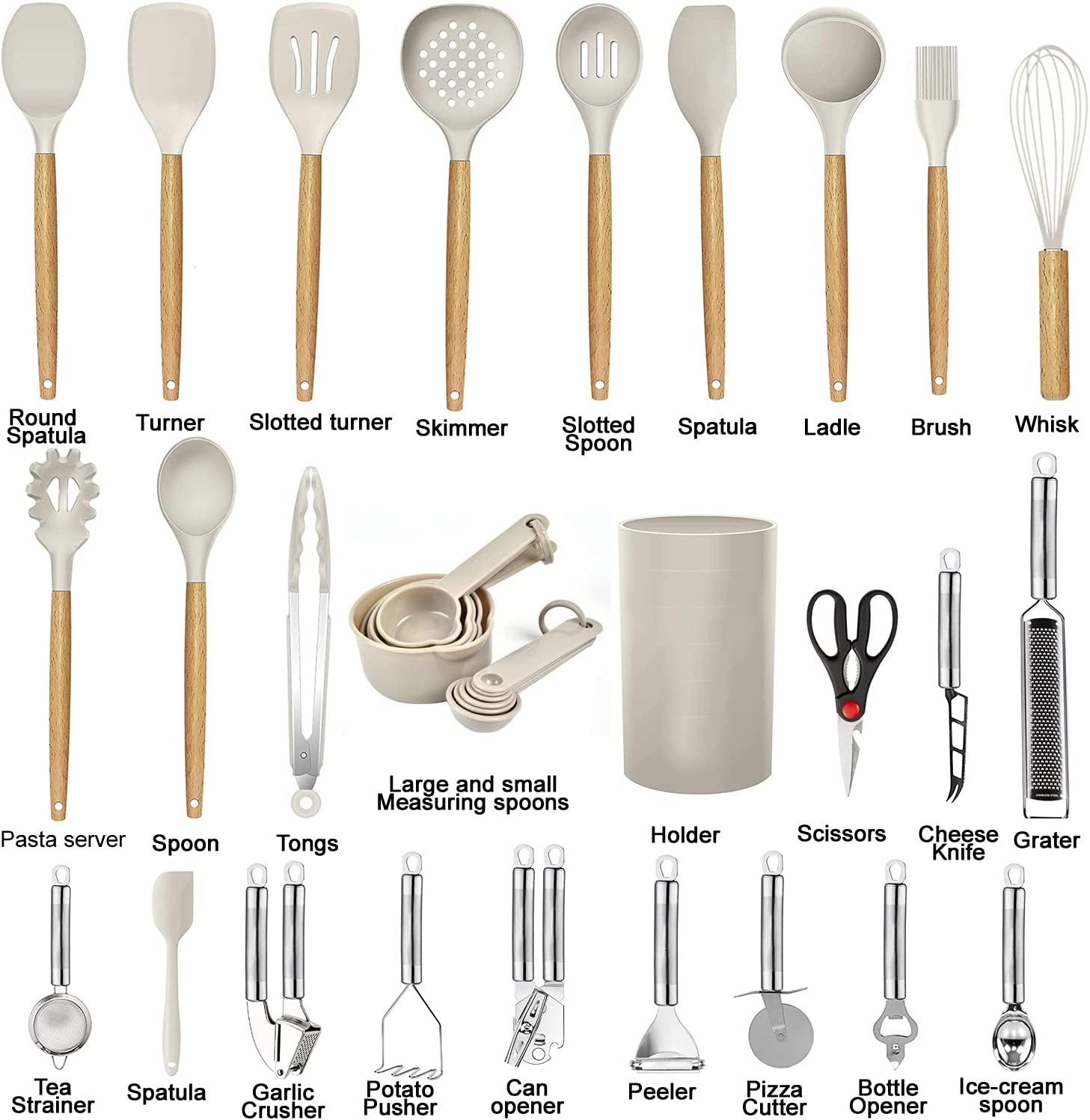 Cooking Utensils Set- 35 PCs - Image 2