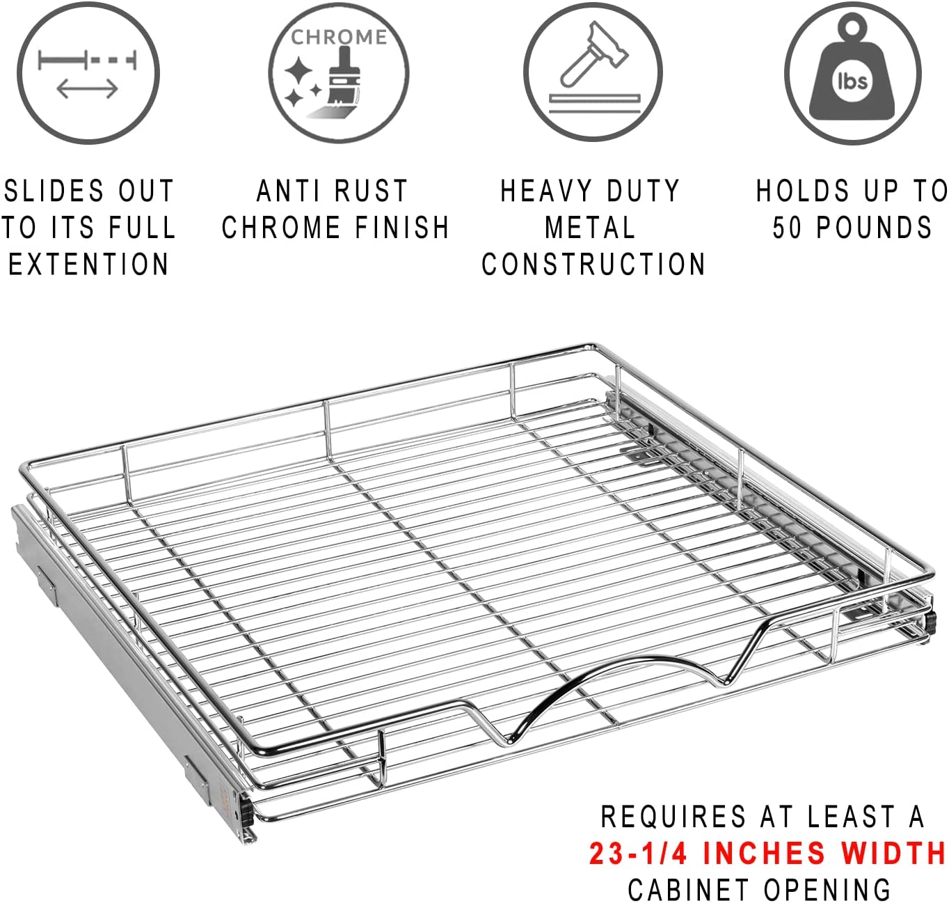 Pull Out Drawer Cabinet Organizer - Image 2