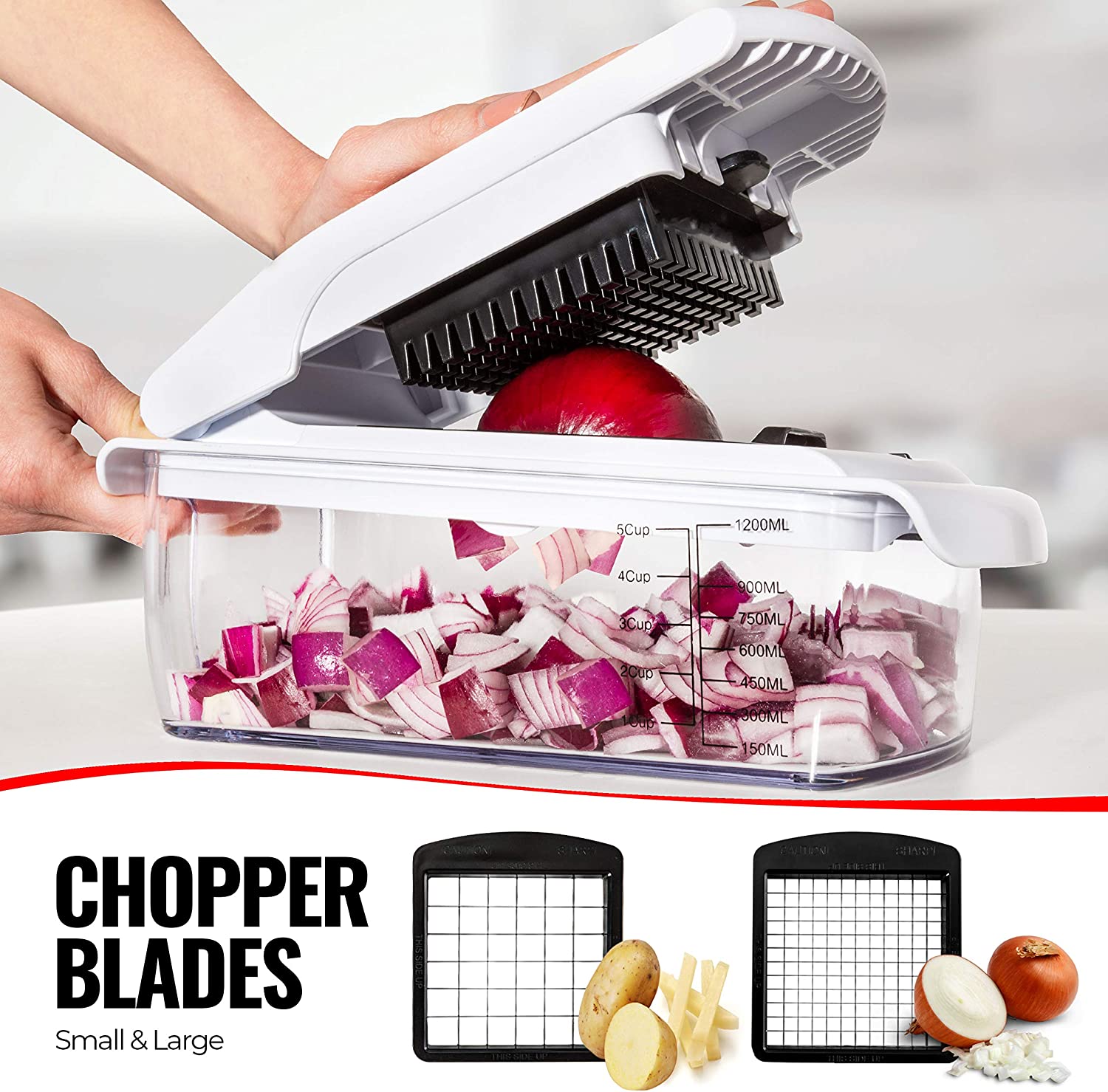 9-in-1 Deluxe Vegetable Chopper - Image 2