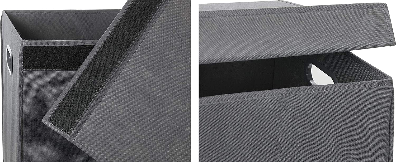 Double Laundry Hamper with Lid - Image 4