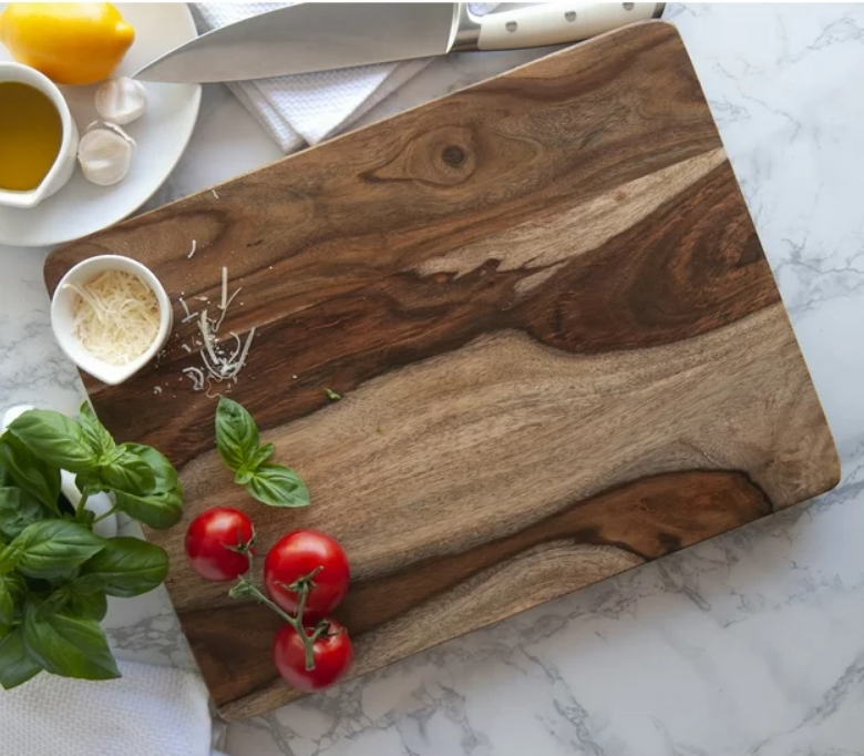 Architec 12" x 16" Sheesham Wood Gourmet Cutting Board - Image 2