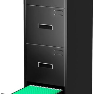 4 Drawer File Cabinet with Lock