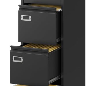 File Cabinet - 4 Drawers Vertical 17.8" Deep Lockable