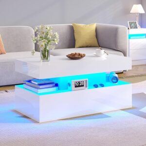 2-Tier Storage Space, Minimalist Coffee Table