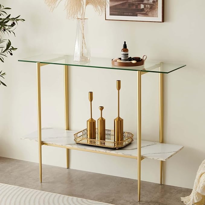 Glass Console Table for Living Room - Image 4