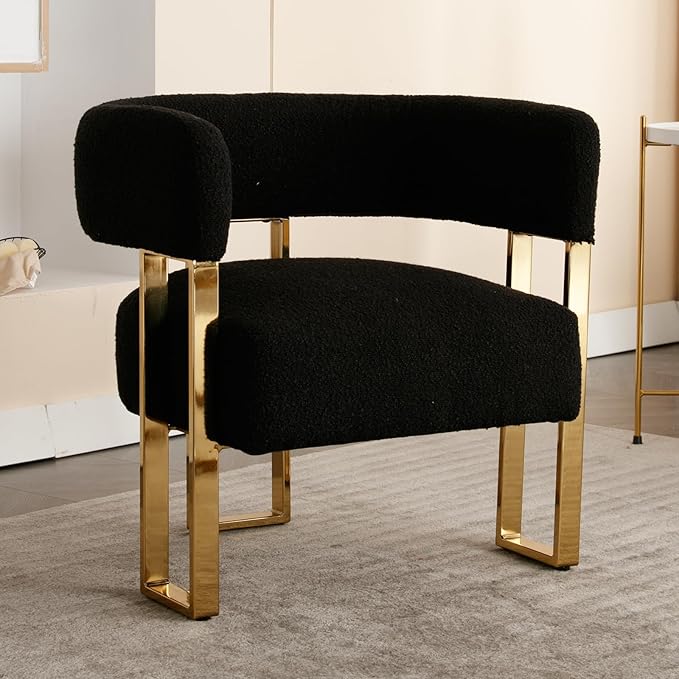 Modern Barrel Accent Chairs Set of 2 - Image 4