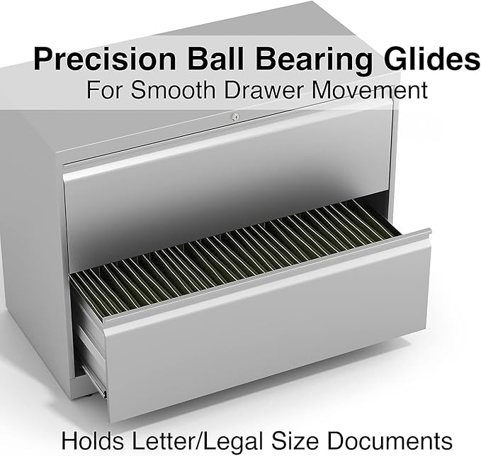 Staples Commercial 2 File Drawers Lateral File - Image 3