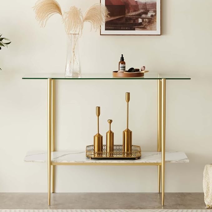 Glass Console Table for Living Room - Image 3